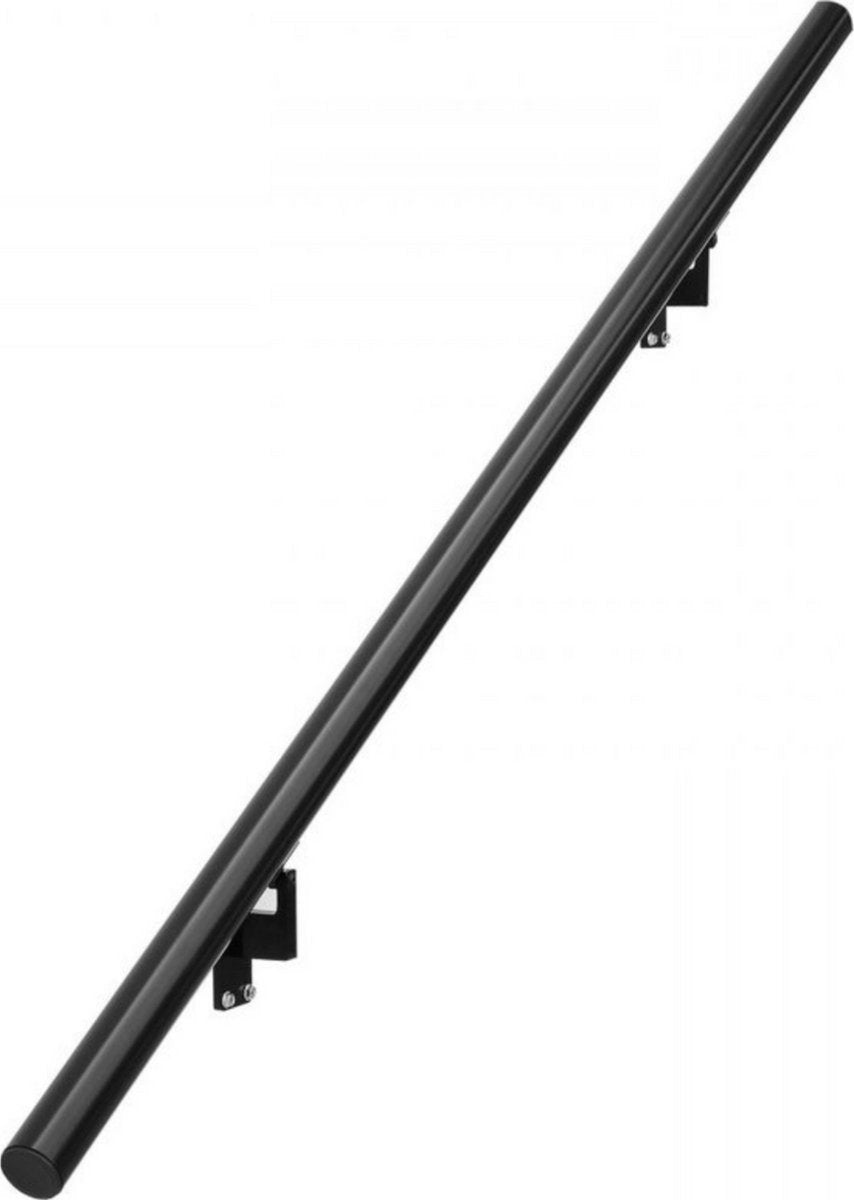 Trapleuning 152cm - Anti slip - Balustrade - Binnen en buiten - Houders - Leuningen voor Trappen - Staal - Met trapleuninghouders - 200KG