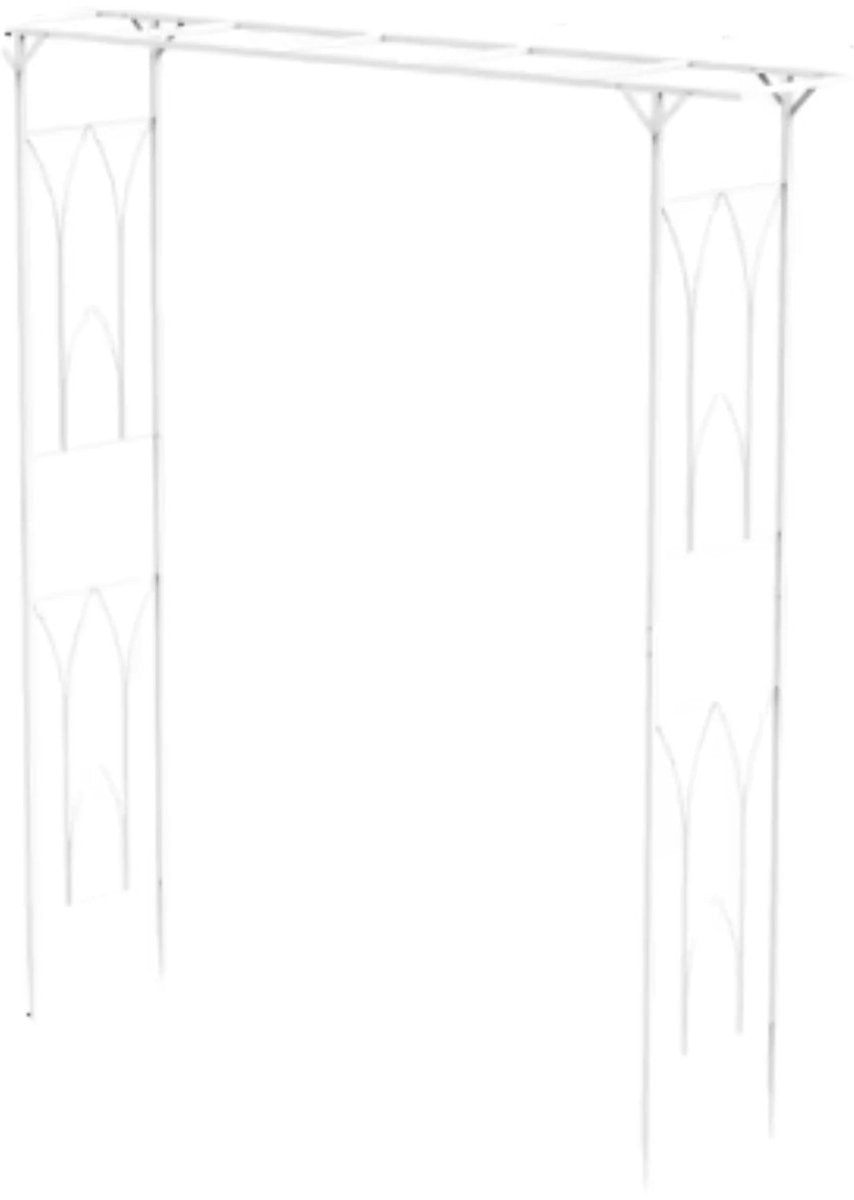 Opulence Elegante rozenboog - Voor tuin of bruiloft - Decoratie - Voor klimplanten - Metaal - 200x200cm