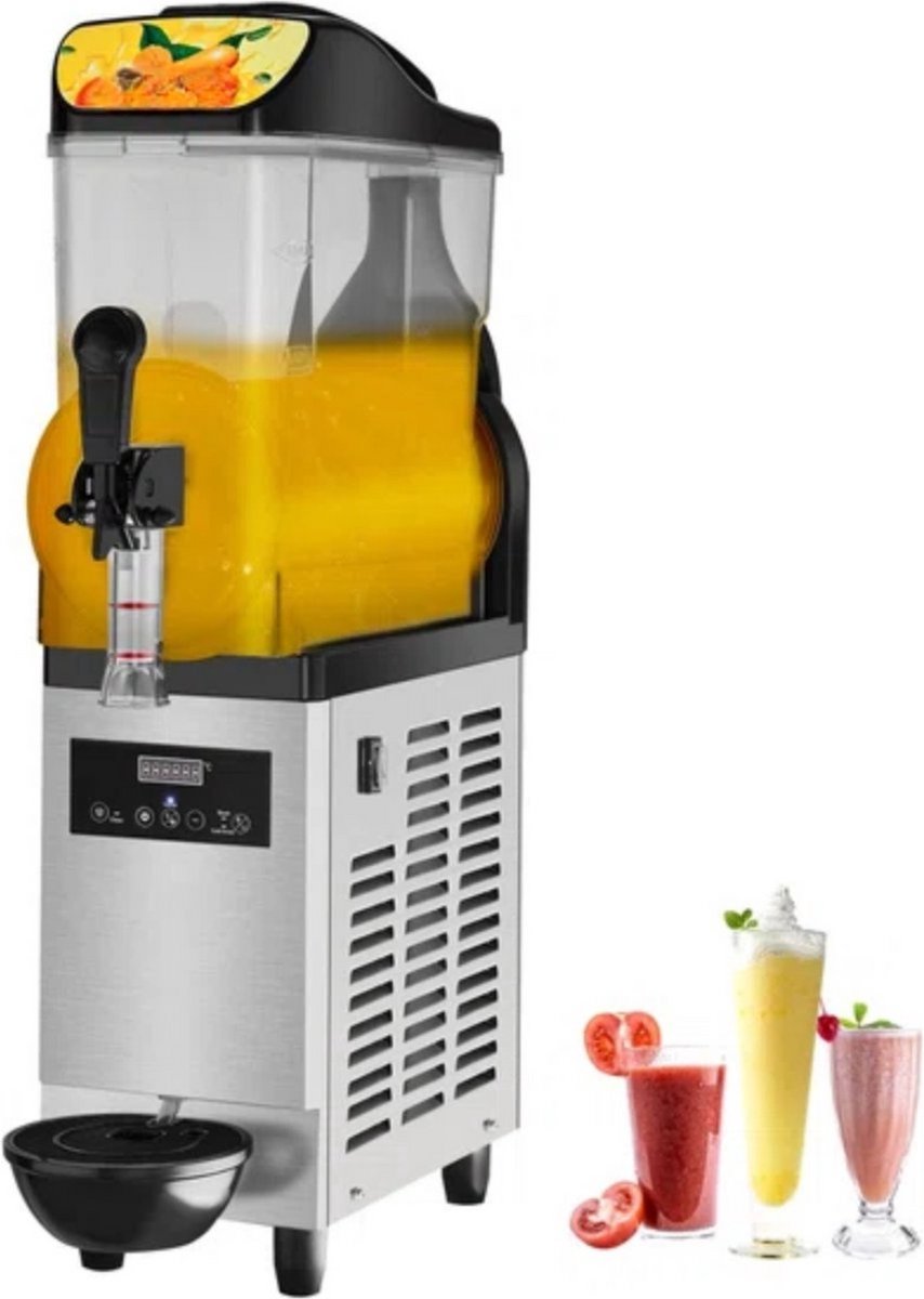 Professionele Slush puppy - 12L - Voor Ijskoude Drankjes – Frozen drink maker van Roestvrij Staal – Horeca Kwaliteit