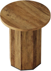 Ronde bijzettafel - Voor Woonkamer - Bank - Binnen - Bruin