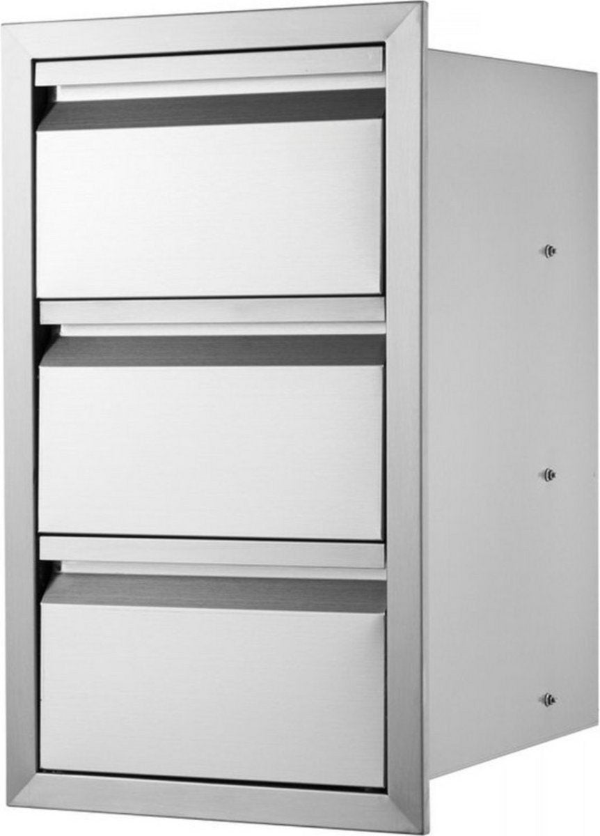 Ladekast Buitenkeuken Luxe - Barbecue - RVS - Voedingskwaliteit - 19,4 kg Opslaglade