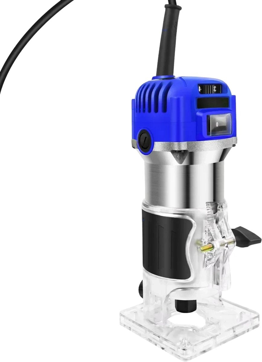 Palm Router Trimmer Tavien - Houtbewerking Handrouter met Trimmerbasis - Compacte Handheld Wood Router Power Tool