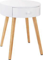 Bolt Edge Ladekast - Modern - Nachtkastje - Bureau - Wit - 38x38x48cm