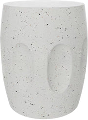 Bijzettafel Opulence - Betonnen Bijzettafel - Voor Tuin, Balkon of Woonkamer - Decoratief Accent met Faux Terrazzo - Lichtgewicht en Uniek Design