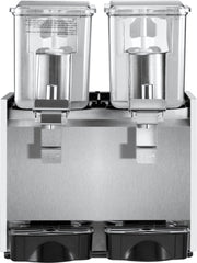 Proffesionele Drankdispenser RVS - Sapdispenser- met kraantje - 2 Tanks van 12L - Professioneel Koelelement