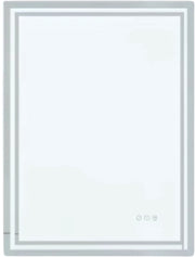 Badkamerspiegel London - Met verwarming en LED verlichting - Geen condens - Spiegel voor badkamer - 80x60cm