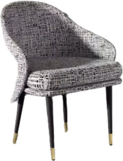 Moderne Eetkamerstoelen Milano - Set van 2 - Met Hoge Dichtheid Sponsschuim - Elegante Keuken- of Restaurantstoel - Lounge - Reddisch bruin