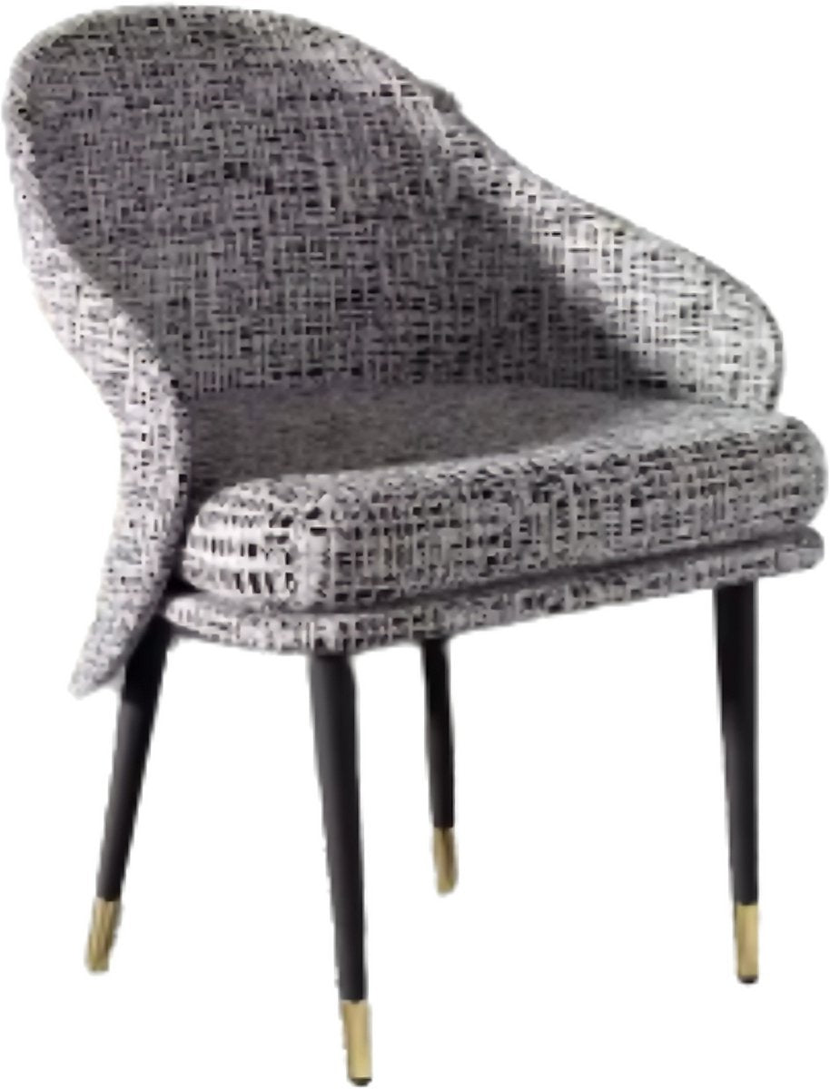 Moderne Eetkamerstoelen Milano - Set van 2 - Met Hoge Dichtheid Sponsschuim - Elegante Keuken- of Restaurantstoel - Lounge - Reddisch bruin