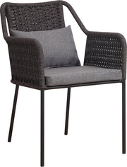Tuinstoel Rotan - Weerbestendig - Loungestoel look - Tuinmeubelen - Wicker - Zwart - Tuinstoelen - Set van 2