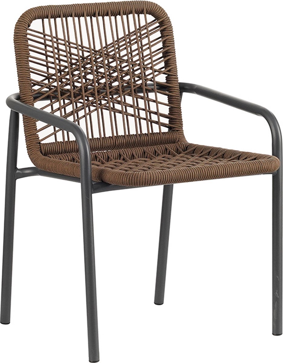 Stoel Retro - Bruin - Hout - Set van 1 - modern - deluxe
