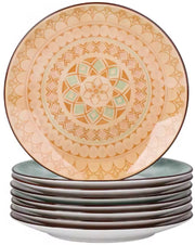 Sorella Mokkenset - 6 stuks - Mix kleur - Dinerborden - Bordenset - Diepe borden - Ontbijtborden - Servies - Keukenservies