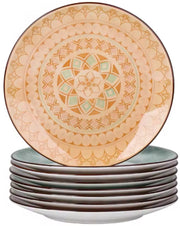 Sorellia Mokkenset - 6 stuks - Mix kleur - Dinerborden - Bordenset - Diepe borden - Ontbijtborden - Servies - Keukenservies