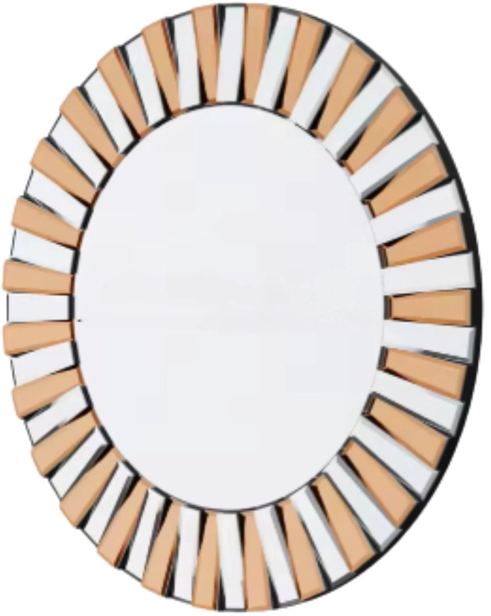 Elegante Spiegel - Ronde wandspiegel - 60cm - Zonder verlichting - Woonkamer