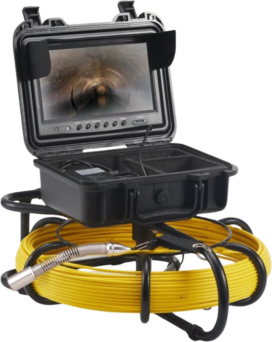Endoscoop inspectie camera PRO - Rioolcamera - 9 inch scherm - Inspectiecamera - 70m Lokalisatie - 6 uur batterijduur - Apparaat voor ondergrondse leidingen