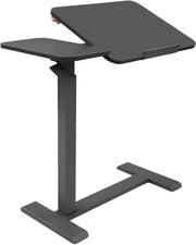 Laptoptafel - Bijzettafel - Bedtafel - Banktafel- Voor gebruik aan bed of kantoor - Verstelbaar - Zwart