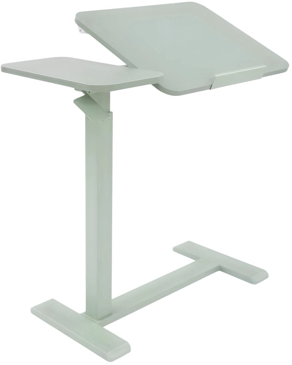 Laptoptafel - Bijzettafel - Bedtafel - Banktafel- Voor gebruik aan bed of kantoor - Verstelbaar - Groen