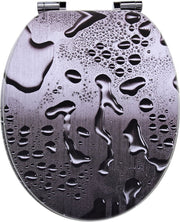 Bolt Edge Toiletbril met Print - Softclose - Antibacterieel - Universeel - 45.5x37.1cm - WC Bril