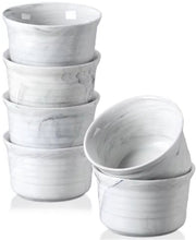 Royalty Serviesset – Marmer Look – 290ML – Braadslede – Ronde schaal – 6 stuks – Geschikt voor oven