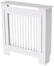 Radiatorombouw Opulence - 78x92 cm - Ombouw rooster - Verticale panelen - MDF - Stijlvol - Wit