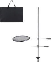 Roterende Grill - BBQ Grillwagen accesoires - Dubbellaags Kookrooster Grillrek 6 kg - Grill rooster
