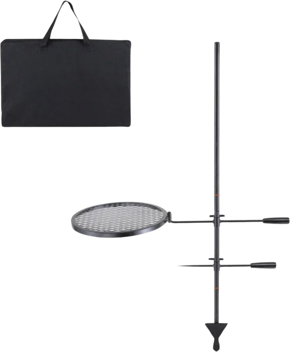 Roterende Grill - BBQ Grillwagen accesoires - Dubbellaags Kookrooster Grillrek 6 kg - Grill rooster
