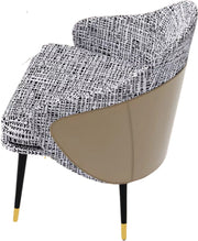 Moderne Eetkamerstoelen Milano - Set van 2 - Met Hoge Dichtheid Sponsschuim - Elegante Keuken- of Restaurantstoel - Lounge - Khaki