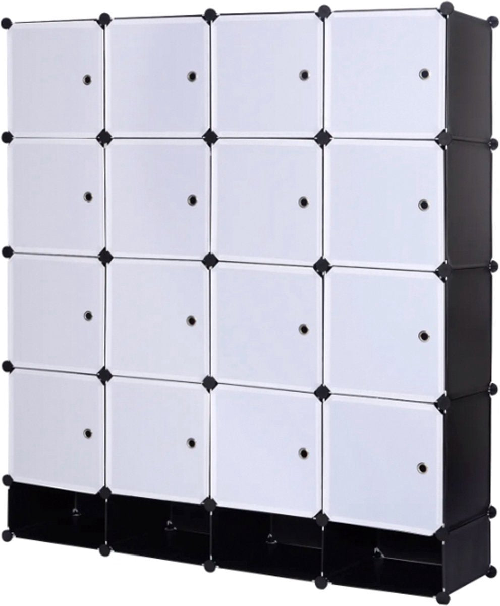 Bolt Edge Kledingkast - Opvouwbaar - Kledingrek - Organizer - Garderobekast - 165x148x35cm