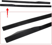 Zijrok Verlengde Rockerpaneel - Voor BMW 8 Serie G14/G15 (2019-2024) - Glanzend Zwart - Auto accessoires - HAPPYMENT