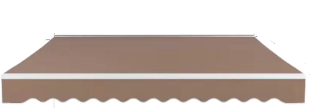 Zonluifel - Voor Balkon of Terras - Intrekbare Gelede Armluifel met Windbestendigheid - Schuifdakluifel - 2,5x2 m
