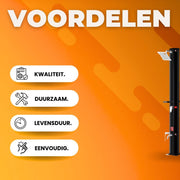 Zonneverwarmde Douche Tavien - Tuindouche - Kampeerdouche - Voor Tuin, Camping, Zwembad & Strand - Met Douchekop en Mengkraan - 35L - Zwart - HAPPYMENT