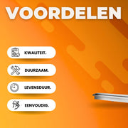 Zwembad fontein - 59CM - Waterval - RVS - Binnen en buiten - Met Connector Slang Klem PTFE Tape - HAPPYMENT
