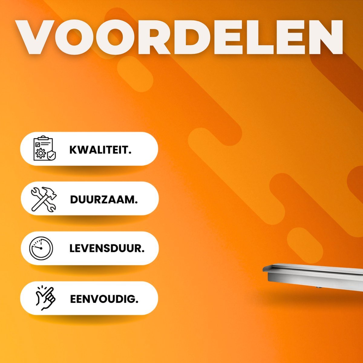 Zwembad fontein - 59CM - Waterval - RVS - Binnen en buiten - Met Connector Slang Klem PTFE Tape - HAPPYMENT