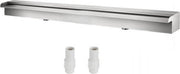 Zwembad fontein - 59CM - Waterval - RVS - Binnen en buiten - Met Connector Slang Klem PTFE Tape - HAPPYMENT