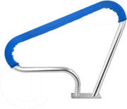 Zwembad leuning - Zwembadleuning accessoires - RVS Rail Steunbalk - 98,9x81,3 cm Leuning - Afrit tot 113 kg - HAPPYMENT