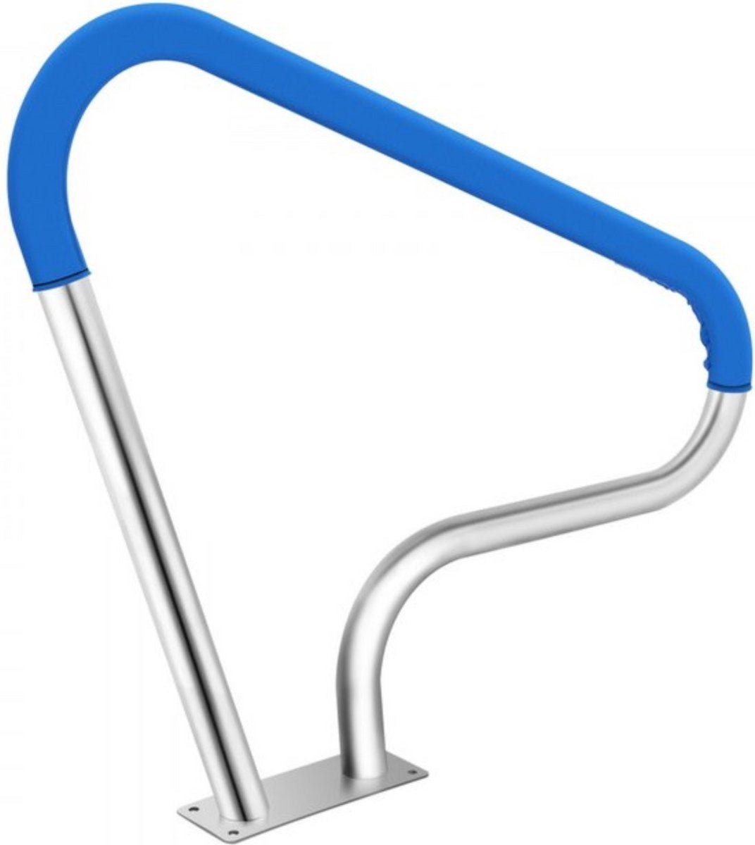 Zwembad leuning - Zwembadleuning accessoires - RVS Rail Steunbalk - 98,9x81,3 cm Leuning - Afrit tot 113 kg - HAPPYMENT