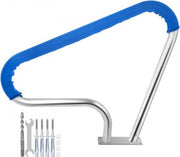 Zwembad leuning - Zwembadleuning accessoires - RVS Rail Steunbalk - 98,9x81,3 cm Leuning - Afrit tot 113 kg - HAPPYMENT