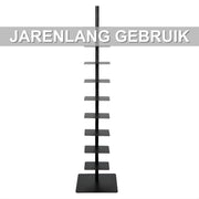 Zwevende boekentoren - Boekenrek voor thuis, kantoor of woonkamer - 9 lagen - HAPPYMENT